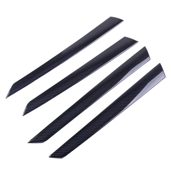 

DWCX Hight Quality Carbon Fiber Black Car Interior Door Panel Stripe Cover Trim fit for Honda Accord 2018 2019