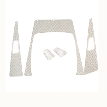 

Metal Cover Plates Anti-Slip Engine Air Intake Grille Shell for 1/10 RC Car Accessories Suitable for Traxxas Trx4 Model Assembly