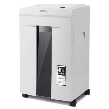 Best Electric 220V Office High Power Shredder 40 Minutes Continuous Crusher Low Noise 20L Large Capacity File Shredding Tools