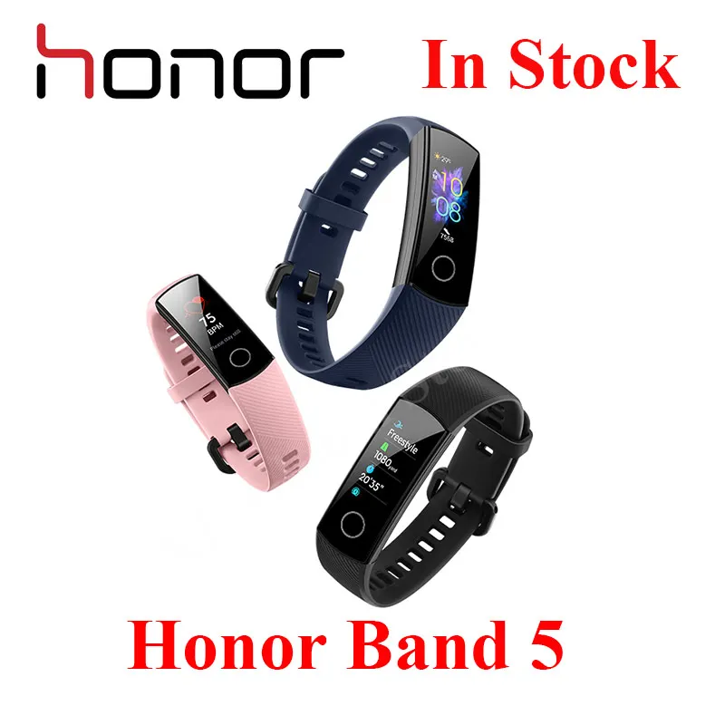 В наличии оригинальный Смарт-браслет Honor Band 5 с кислородом в крови пульсометром