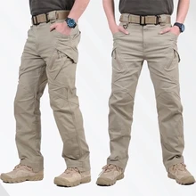 

City Tactical Cargo Pants Men Outdoor Hiking Camping Multi Pocket Military Army Trousers Casual Breathable Waterproof Sweatpants