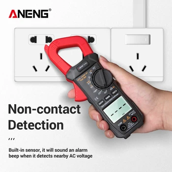 

ST209 Digital Multimeter Auto Range Clamp Meter 6000 Counts True RMS Amp Current Tester Meters Voltmeter 400V