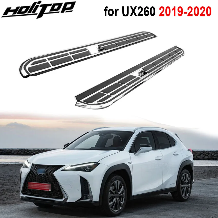 

Latest side step side bar pedals for LEXUS UX 260 2019-2020.hot sale.by China famous factory.we engaged in SUV parts 6 years.