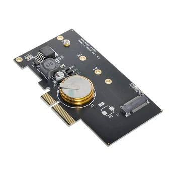 

PCI-E 3.0 X4 to M.2 NGFF M Key SSD Nvme Card Adapter PCI Express with 4.0F Super Capacitor Power Failure Protection