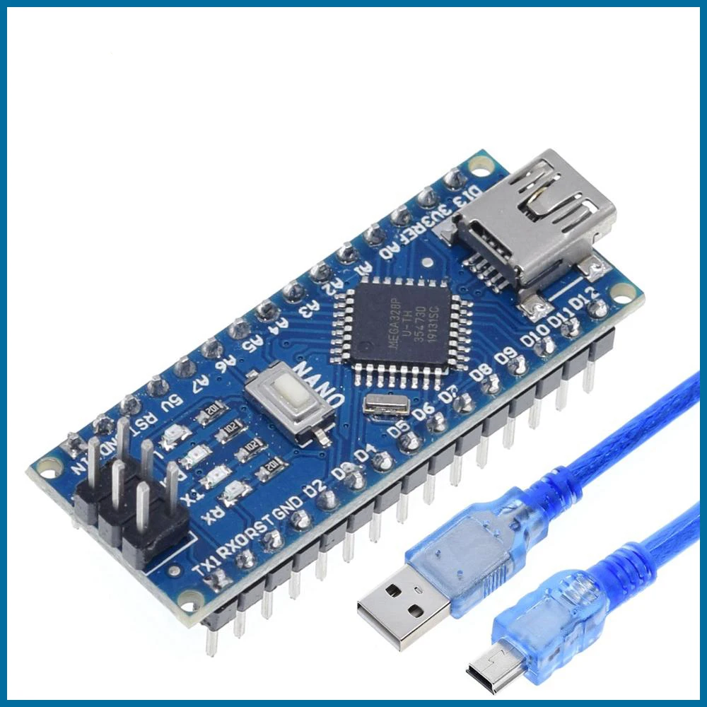 S Робот мини USB с Загрузчиком Nano 3 0 контроллер совместим arduino CH340 драйвер 16 МГц NANO V3.0 EC2|Аксессуары для