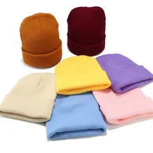 Новая четырехсезонная универсальная вязаная шапка женская уличная Пара хип хоп однотонная шляпа шерстяная шапка женская Лыжная холодная шапка Skullies& Beanies