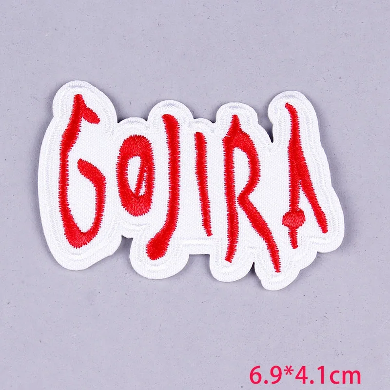 Pulaqi странные вещи нашивка вышитая железная нашивка для аппликация на одежду рок-группа Nirvana нашивки значки на одежду наклейки - Цвет: 5P-PE4366CT