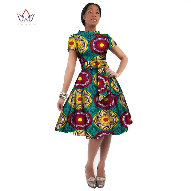 Wholesale Africa Dress For Women African Wax Print Dresses Dashiki Plus  Size Africa Style Clothing For Women Office Dress Wy082 - Africa Clothing -  AliExpress