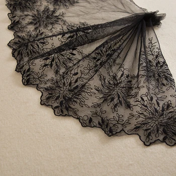 

30cm wide mesh embroidery lace lace wedding dress curtain lace fabric handmade fabric accessories