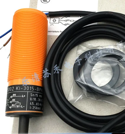 KI5002 Новый емкостный датчик приближения M30 PNP без диапазона чувствительности 15 мм