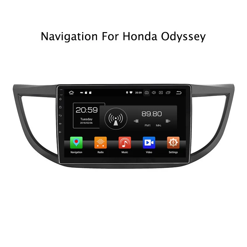 Excellent 10.1" 4G RAM 32G /64G ROM Octa Core Android 9.0 Car DVD GPS Navigation For Honda CRV 2012 2013 2014 2015 2016 Car Radio Stereo 3