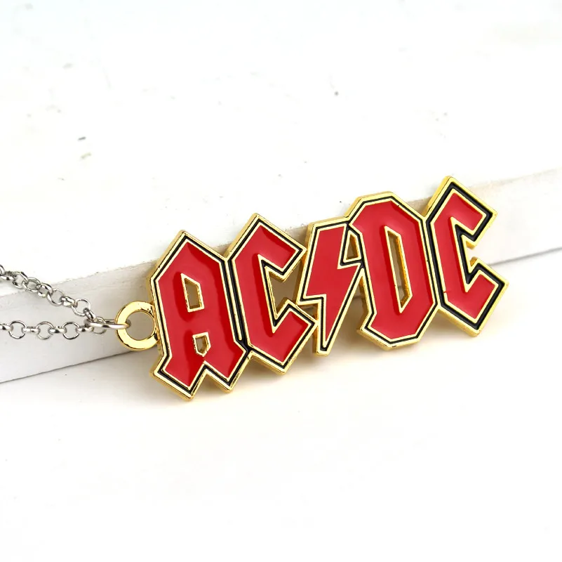 Рок Музыкальная Группа ожерелье guns N Roses череп смерти логотип Kiss Alive 35 ACDC Hellboy Slayer Priest бритвенное лезвие форма Pantera подарок