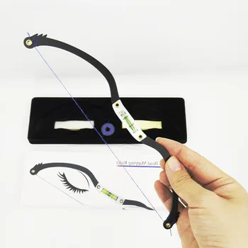 

Wholesale microblading permanent makeup bow and arrow line ruler measuring eyebrow mapping rope pre ink pmu tattoo for mapping