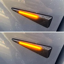 Feu de position latéral LED dynamique, clignotant, pour Renault Megane MK2 CC, Scenic Espace MK4 Vel, satiné, vent, avantage, T