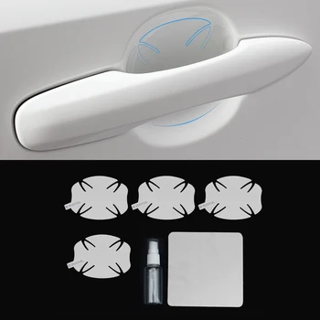 

For Toyota Highlander Klugar Prado Corolla Camry Car Door Bowl Wrist Films Anti-scratch Protector TPU Film Stickers Accessories