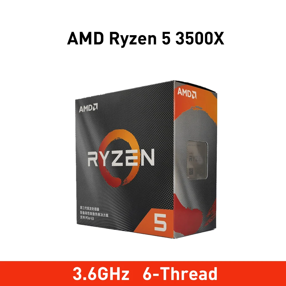 процессор Новый amd ryzen 5 3500X 3 6 ГГц ядерный плотность ткани 65 W третьего поколения