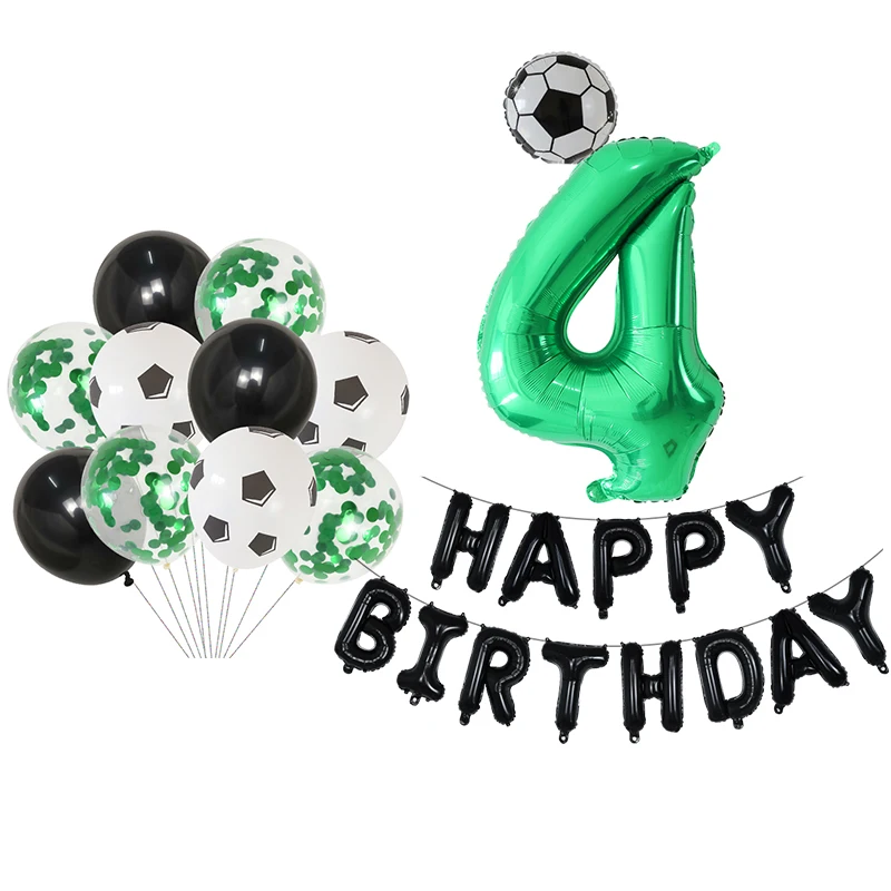 3" зеленый номер фольги шары Барселона футбол Джерси футбольный воздушный шарик мальчик 1 2 3 года День рождения мальчик девочка фото реквизит - Цвет: Бургундия