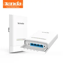 Tenda os3 5km 5ghz 867mbps ao ar livre cpe sem fio wifi repetidor extensor roteador ap ponto de acesso wi-fi ponte com adaptador poe