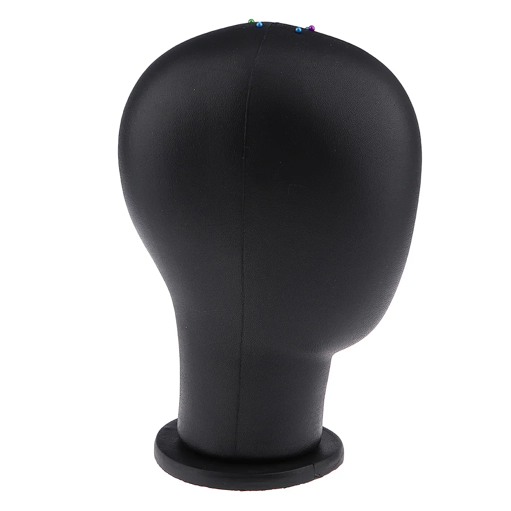 100% PU Leather Wig Head Easy To Install Wig Head with Mount Hole For Wig Diaplay,Making,Styling