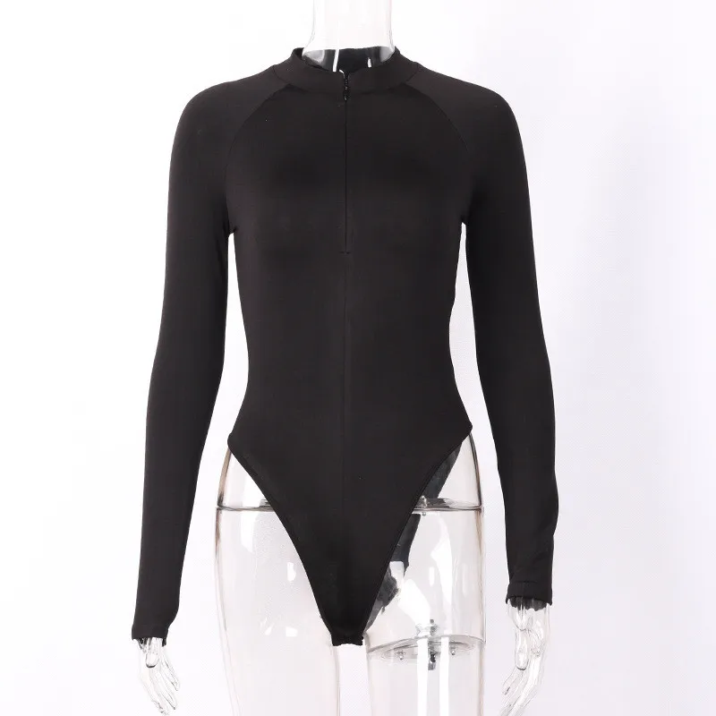 Sexy Long Sleeve Bodysuit-4