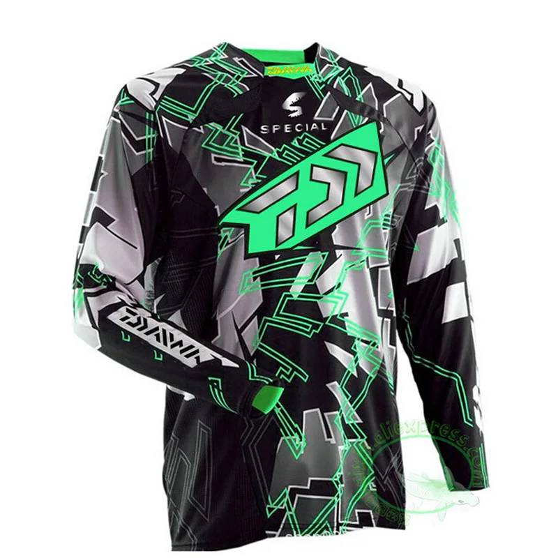 

2020 DAIWA Daiwa Fishing Shirt Quick Dry Cycling Hiking Jersey Soft Fishing Clothing Anti-UV Long Sleeve Fishing Jersey