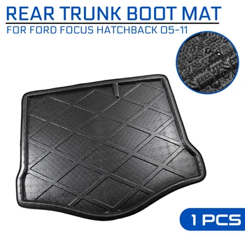 

Car Floor Mat Carpet For Ford Focus Hatchback 2005 2006 2007 2008-2011 Rear Trunk Anti-mud Cover