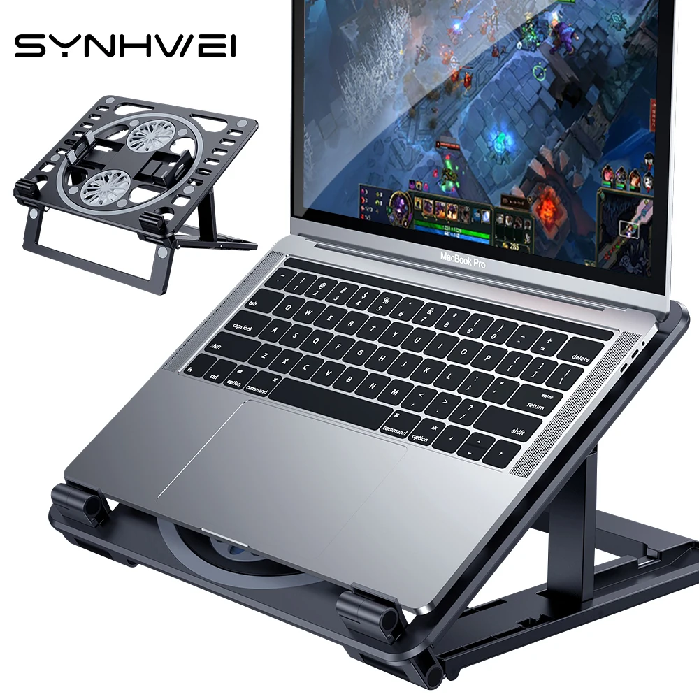Foldable Laptop Stand Cooler For Macbook Pro Air iPad DELL HP With
