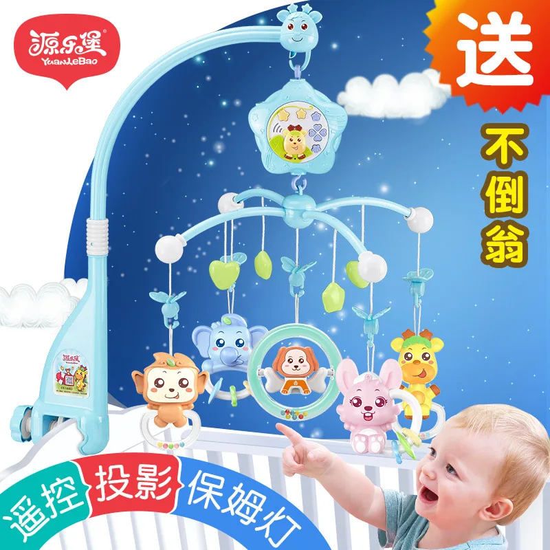 Музыкальные игрушки для малышей, музыкальные игрушки для малышей, электронный колокольчик, пластиковые погремушки, 0-12 месяцев, спираль слона, детские забавные игрушки AA50YL
