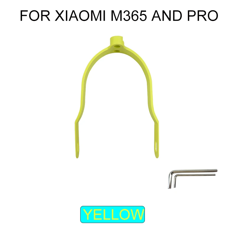 Самокат крыло поддержка амортизатор скутера анти-ломающийся кронштейн крыло амортизатор наружное оборудование для Xiaomi M365/M365 Pro - Цвет: Цвет: желтый