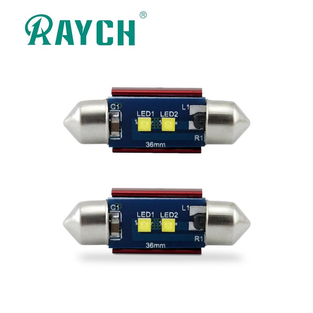 

2Pcs Festoon 31mm 36mm 39mm 41mm LED Bulb C5W C10W Super Bright Canbus Error Free Auto Interior Doom Lamp Car Styling Light
