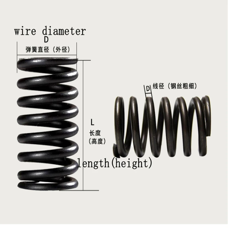 

1pcs Spring Return pressure wire diameter 2mm outside diameter 30mm