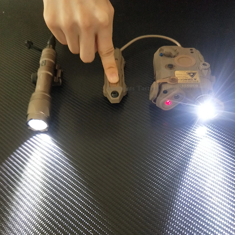 Element Airsoft Tactical Flashlight Surefir M600 Red Ir Dot Laser For