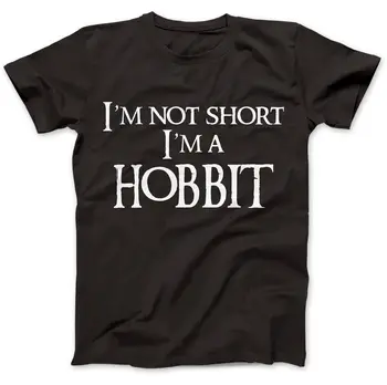 

I'm Not Short I'm A Hobbit T-Shirt 100% Premium Cotton Gift Present