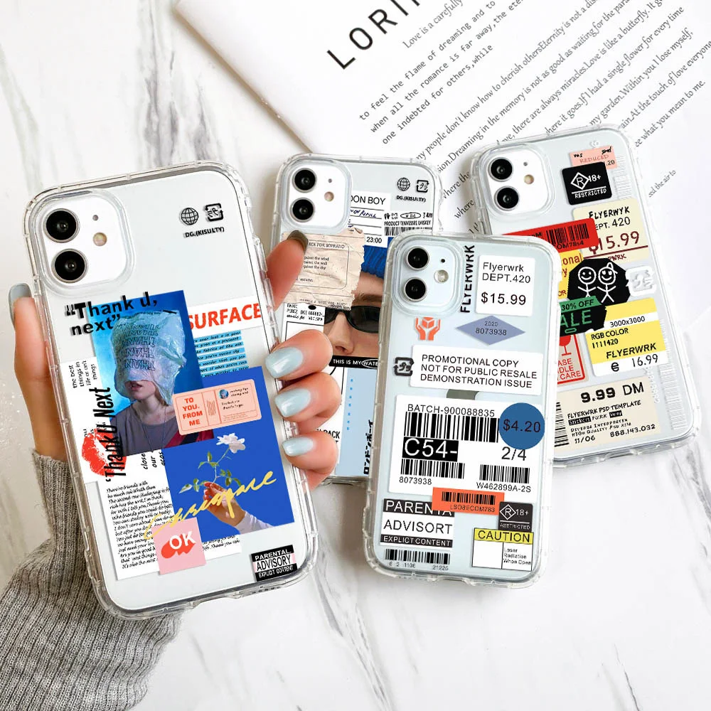 Case For iPhone 11 Cases Silicon TPU Funda For iPhone 11 Pro 12 13 Pro Max 12  13 Mini X XS XR 7 8 Plus 6 6S Plus SE 2020 Cover