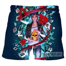 Последняя жизнь странная игра 3D мужские шорты летние мужские пляжные шорты с принтом брендовые быстросохнущие шорты повседневные модные шорты