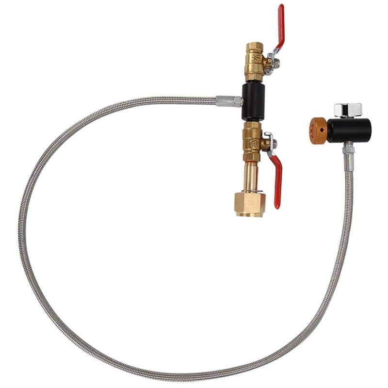 G1/2 СО2 цилиндр Заправка Адаптер бутылка разъем СО2 бак соды аксессуары со шлангом для наполнения Sodastream бак(36 дюймов
