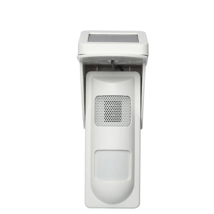 

Outdoor IP65 Waterproof Solar Outdoor PIR Motion Sensor With Voice Warning