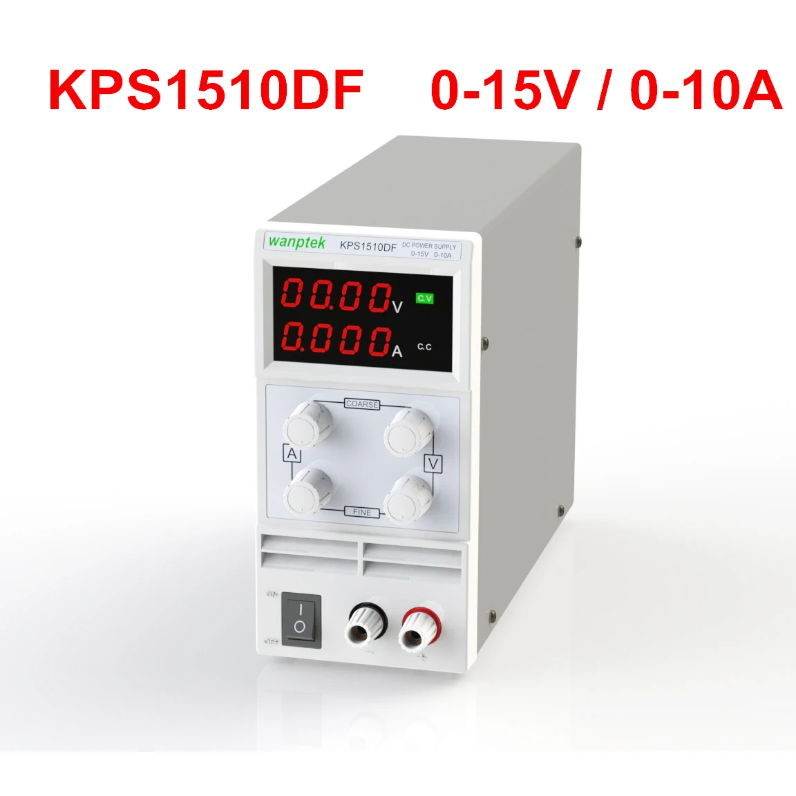4 шт. wanptek KPS1505DF 4-разрядный серии Высокое качество серии 15V 5A 110 V-230 V ЕС Светодиодный Цифровой Регулируемый переключатель постоянного тока Питание - Цвет: 15V  10A