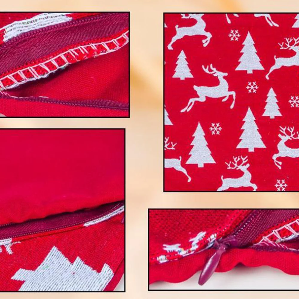 1 шт., 45x45 см, хлопок, лен, Merry Christmas, чехол, подушка, Рождественский Декор для дома, счастливый год, Декор, Рождественский подарок