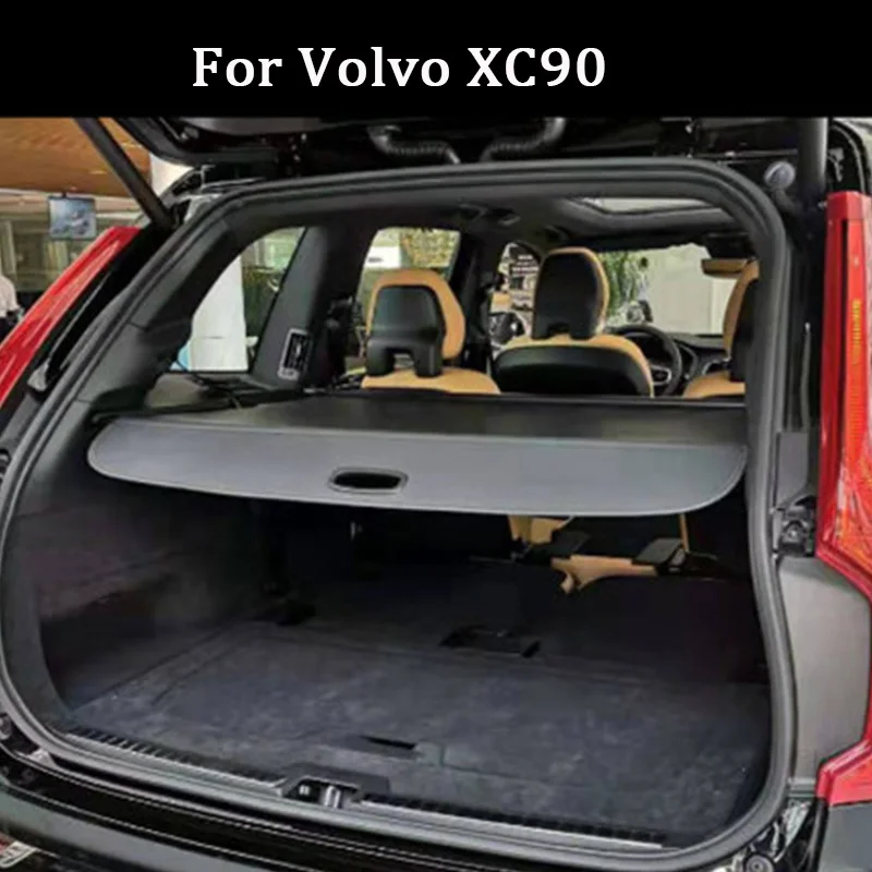 1set Rear Cargo Cover for Volvo XC90 2021 2020 2019 2018 2017 2016 06-13  2022 Car Accessories Trunk Screen Security Shield Shade
