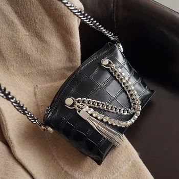 

Bag Women 2020 New Fashion Chain Shoulder Messenger Bag Female Crocodile Pattern Shell Bag Women Purse and Handbags Sac A Main