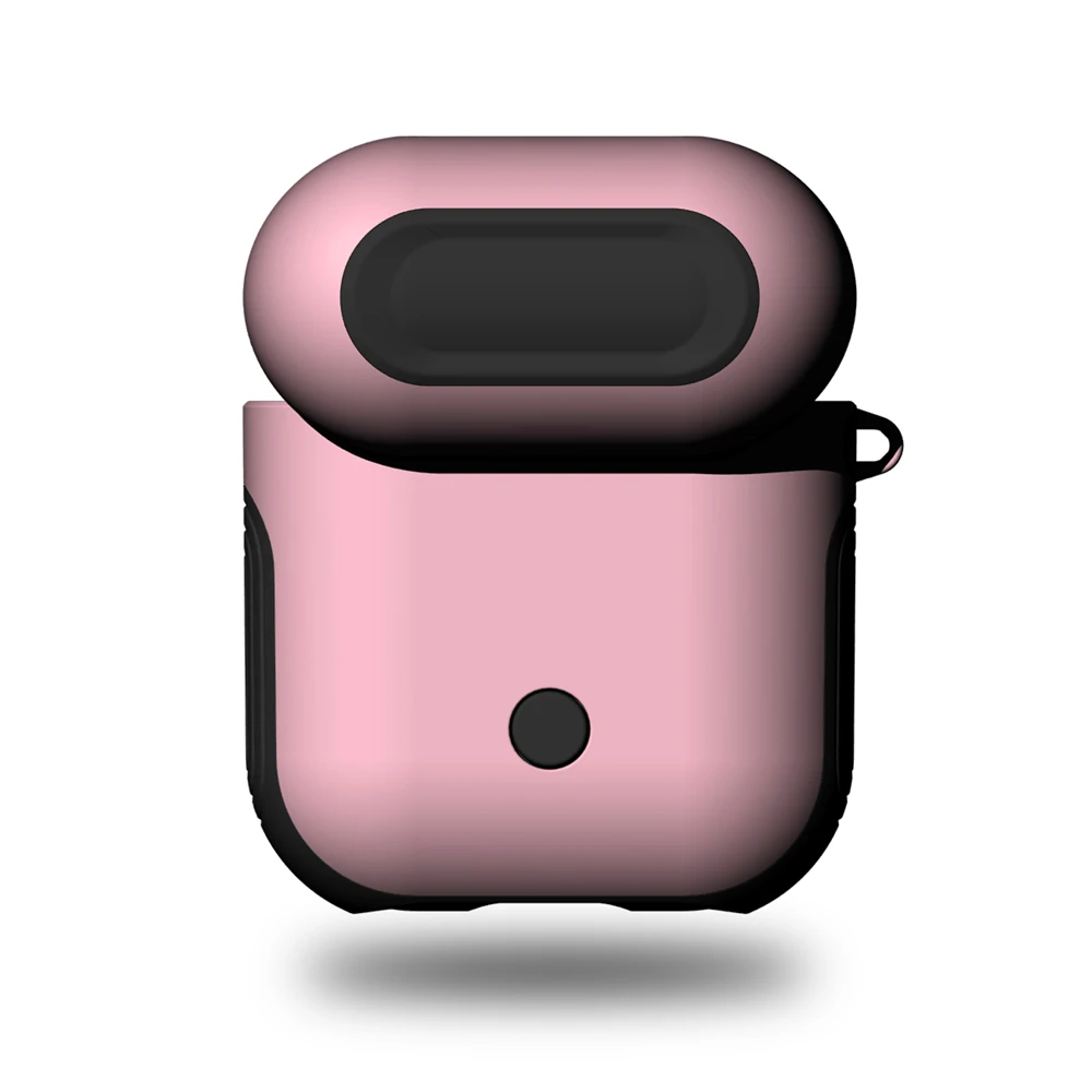 1 шт ТПУ PC защитный чехол для AirPods 1 пылезащитный чехол два в одном Лак Матовый текстурный чехол