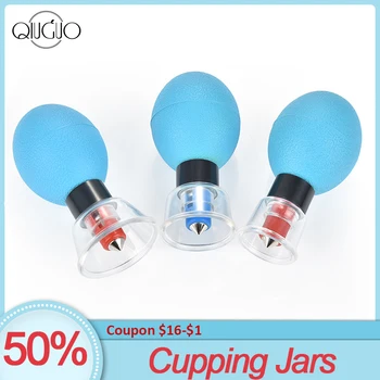 

2/3pcs Magnetic Vacuum Suction Cupping Jars For Facial Body Massage Muscle Relaxing Acupuncture Massage Therapy Cans