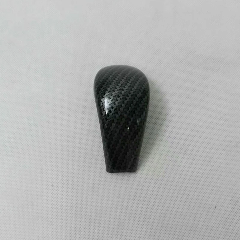 Carbon fiber Крышка рычага переключения передач рукоятка переключения передач крышка ручки украшения для Nissan X-Trail X Trail T32 - Название цвета: Carbon fiber