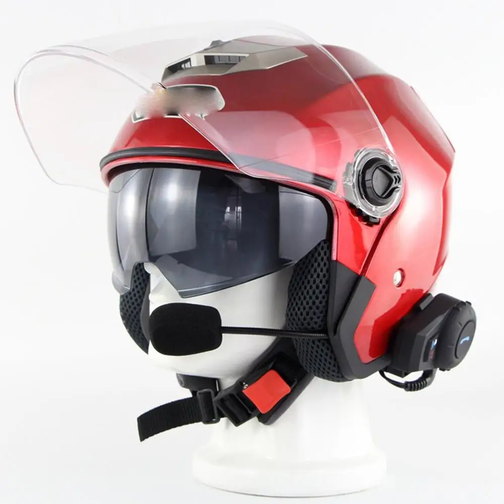 

Motorcycle Helmet 500M Walkie Talkie Headset Helmet Wireless Headset Headphones Helmet Walkie Talkie System