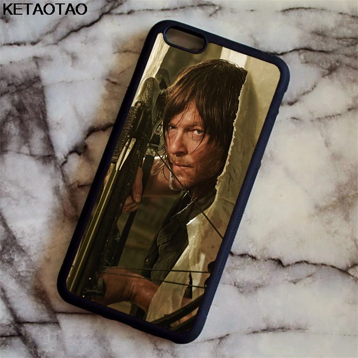Небесно-голубой Чехол KETAOTAO The Walking Dead Rick для samsung galaxy S4 S5 S6 S7 S8 S9 S10 edge Note из мягкого ТПУ резины и силикона - Цвет: Небесно-голубой