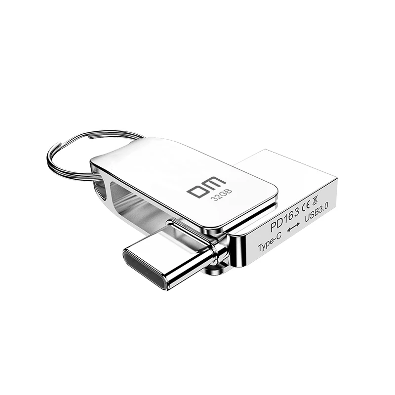 DM USB C флеш-накопитель 64 Гб PD163 Тип C USB флеш-накопитель 32 Гб OTG usb флешка высокая скорость cle USB 3,0 флеш-накопитель