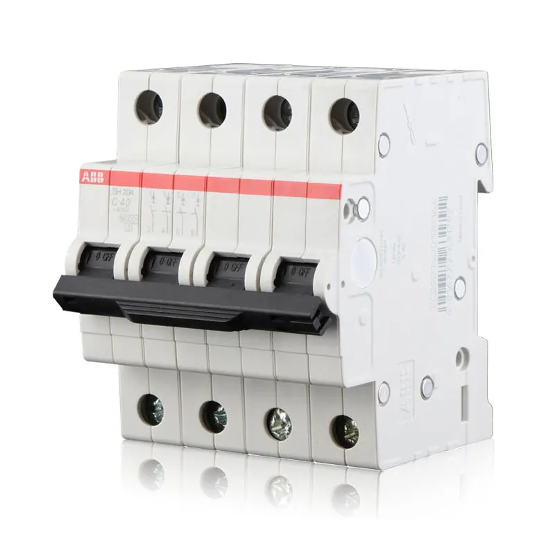 ABB миниатюрный выключатель SH201SH202SH203SH204-1P2P3P4P выключатель освещения MCB мини-схема Breaker6A10A16A20A25A32A40A63A