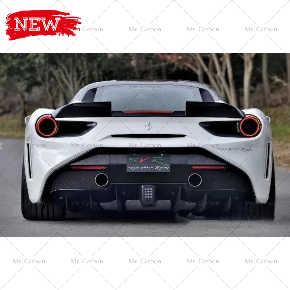 Для FERRARI 488 GTB SVR стиль углеродное волокно спойлер отделка кузова Комплект тюнинг