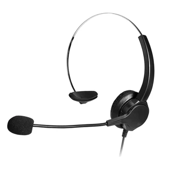 

USB Call Center Headset with Noise Cancelling Microphone for Home Office Phone Customer Service